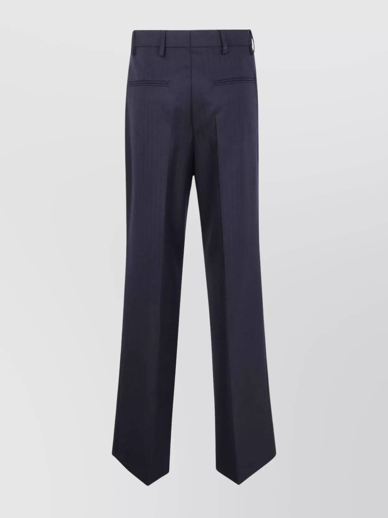 Dries Van Noten Wide Leg Trousers Pleated Front