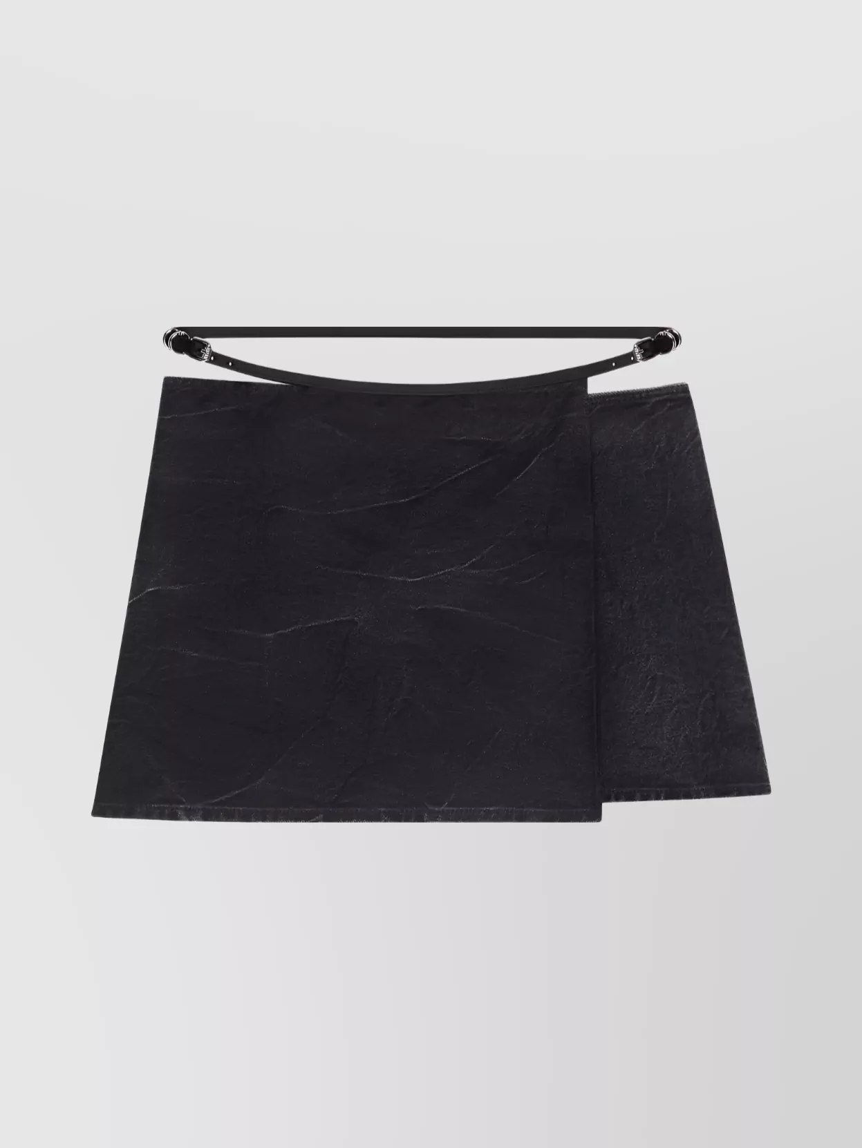 Shop Givenchy Rebel Chain Detail Wrap Skirt