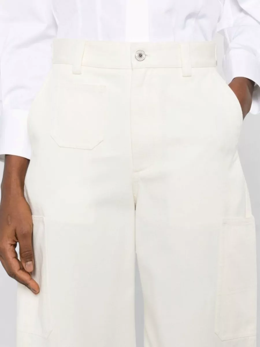 Givenchy Cropped Cargo Wide-Leg Trousers