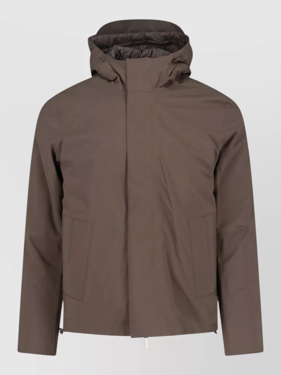 K-way padded hooded raincoat