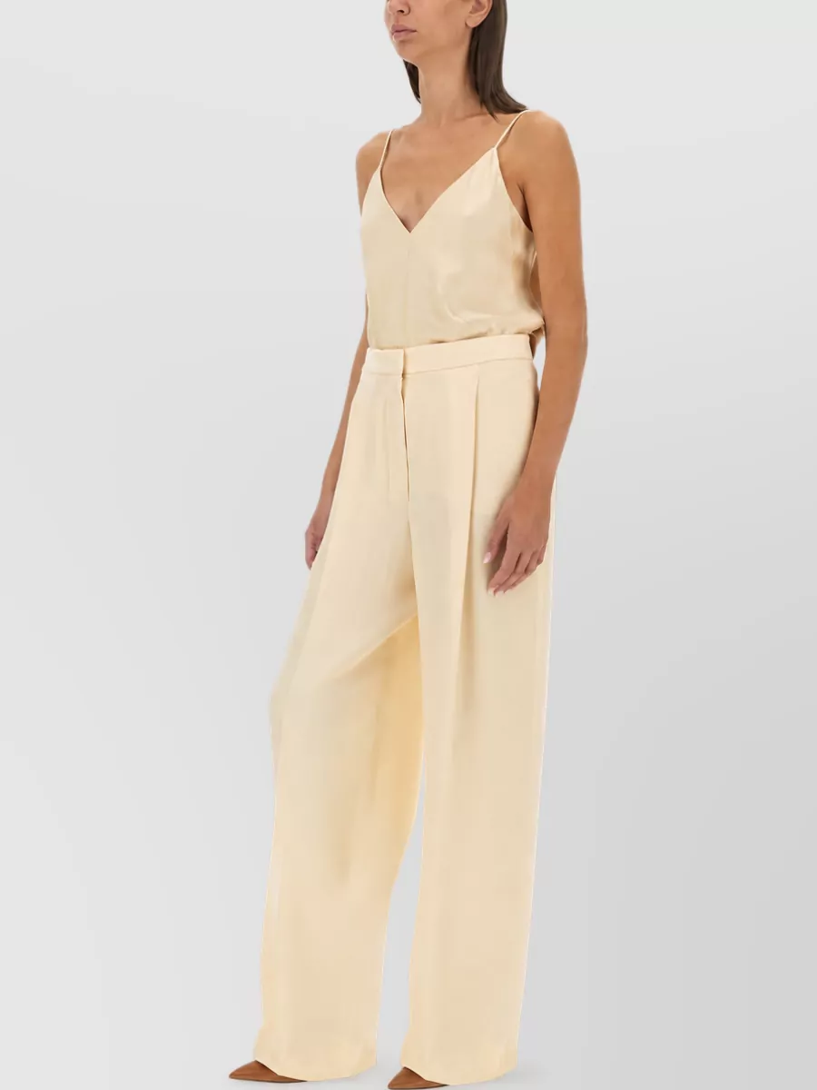 Max Mara Silk Wide-Leg Trousers