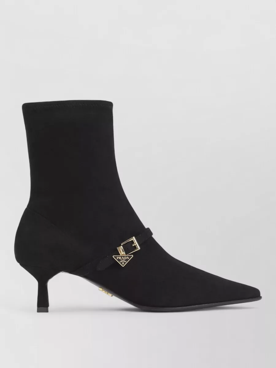 Prada suede ankle boots