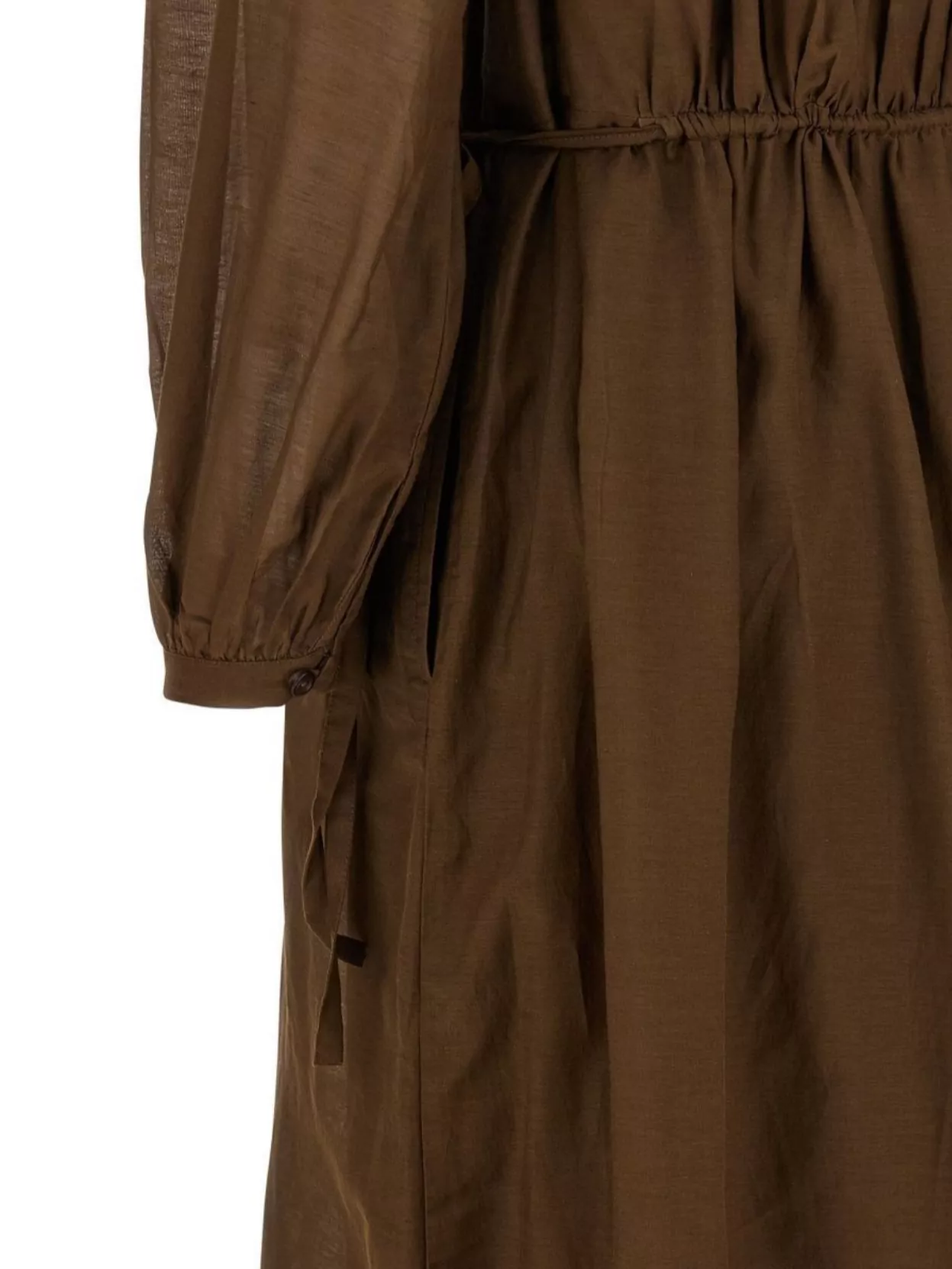 Isabel Marant Etoile Sheer Fabric Dress Ruffled Detailing