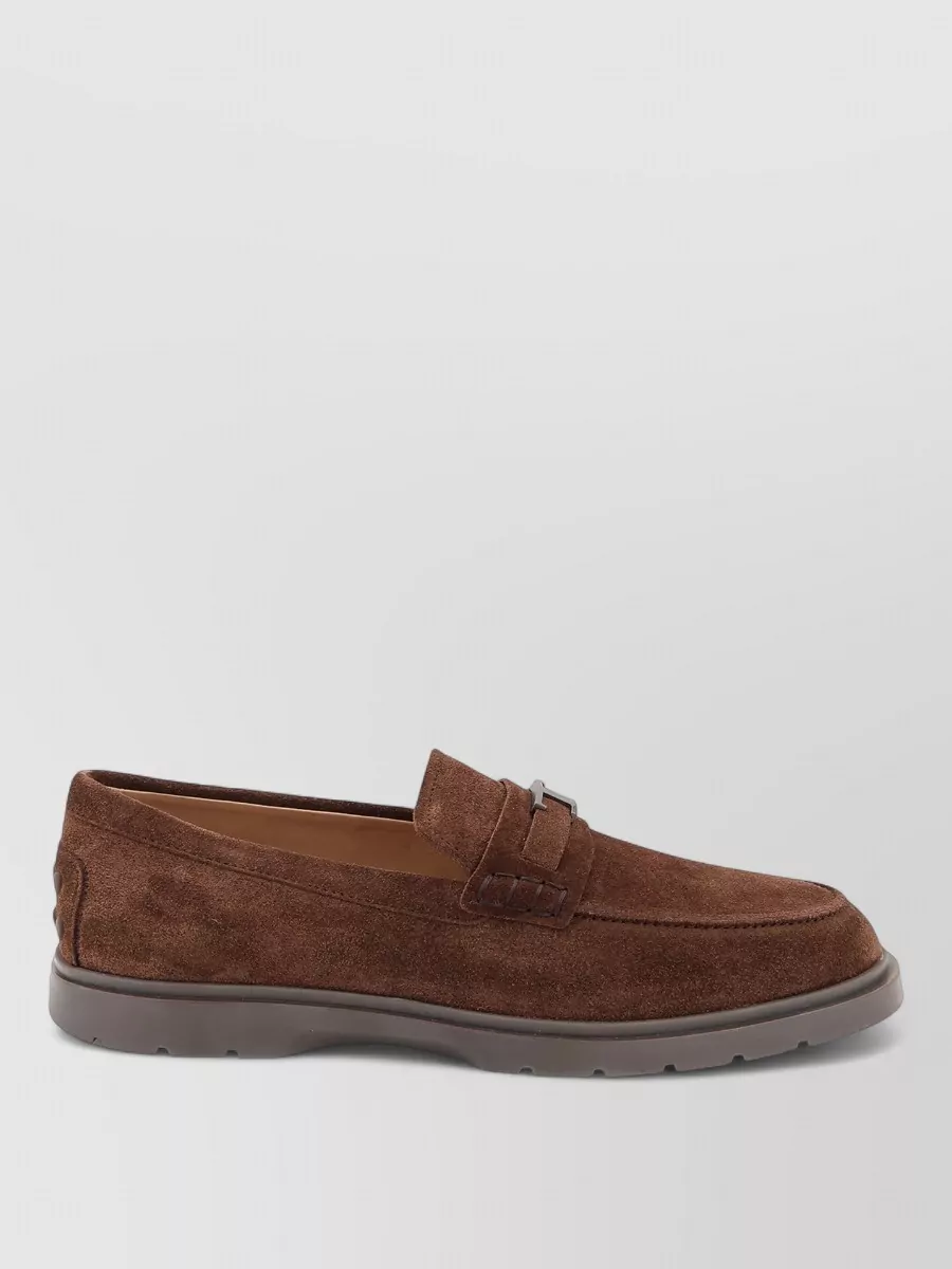 Tod's Suede Boat Shoes