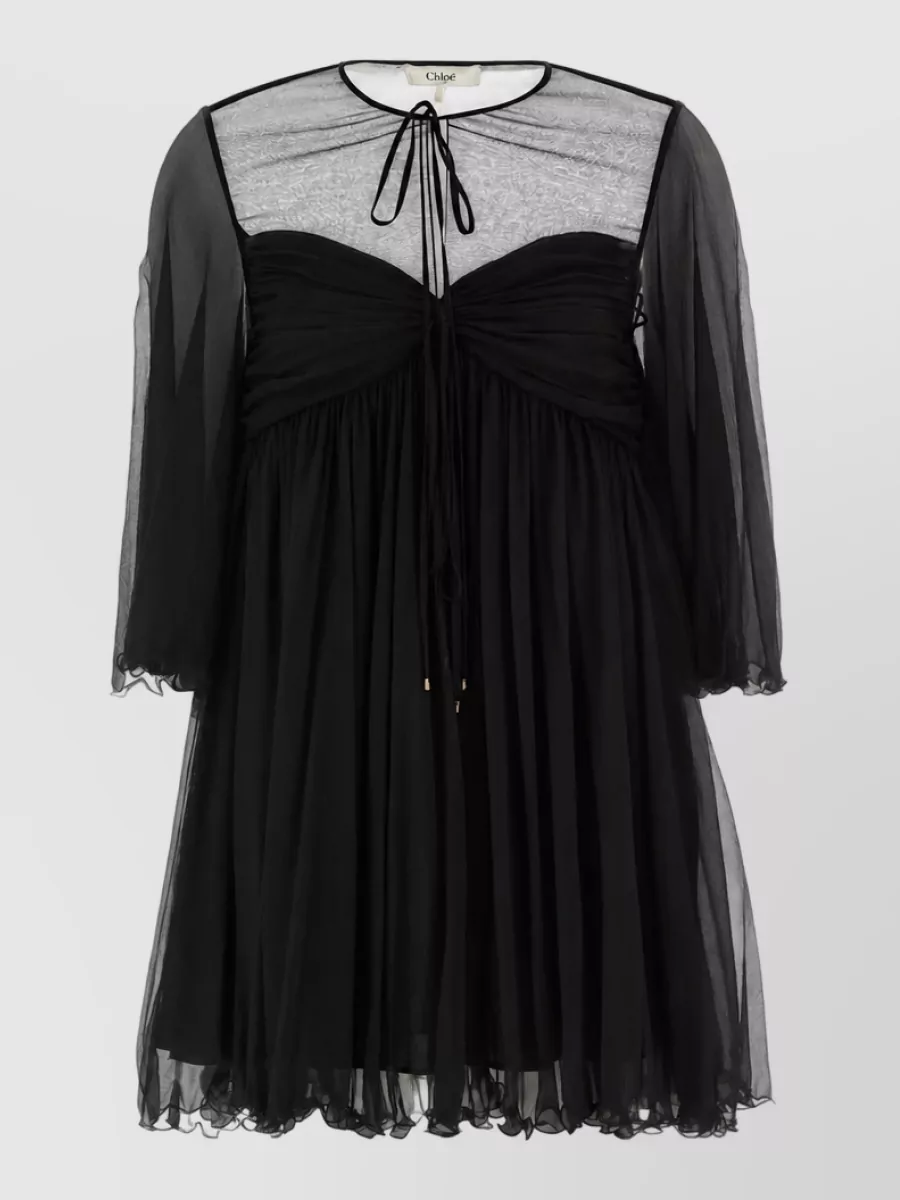 Chloé Silk Mini Dress