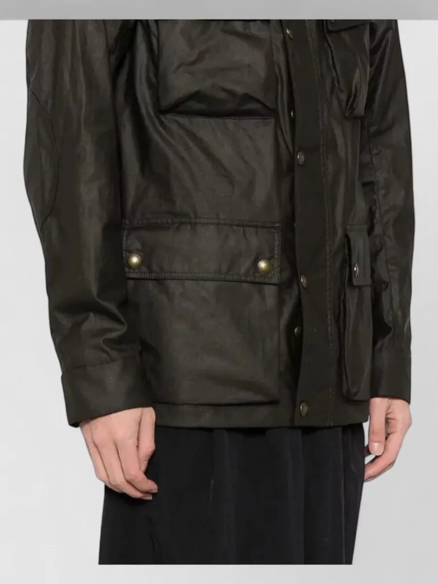Belstaff Waxed Cotton Single-Breasted Jacket