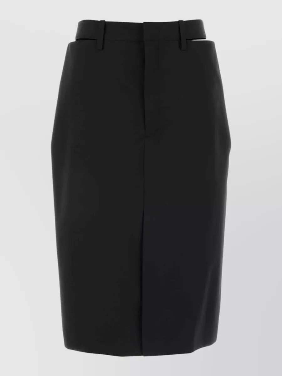 Jil Sander Virgin wool pencil skirt