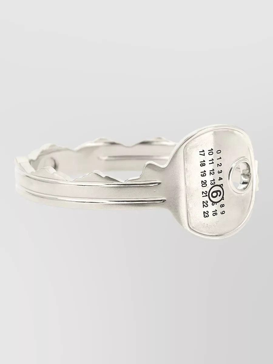 Mm6 Maison Margiela brass key bangle bracelet