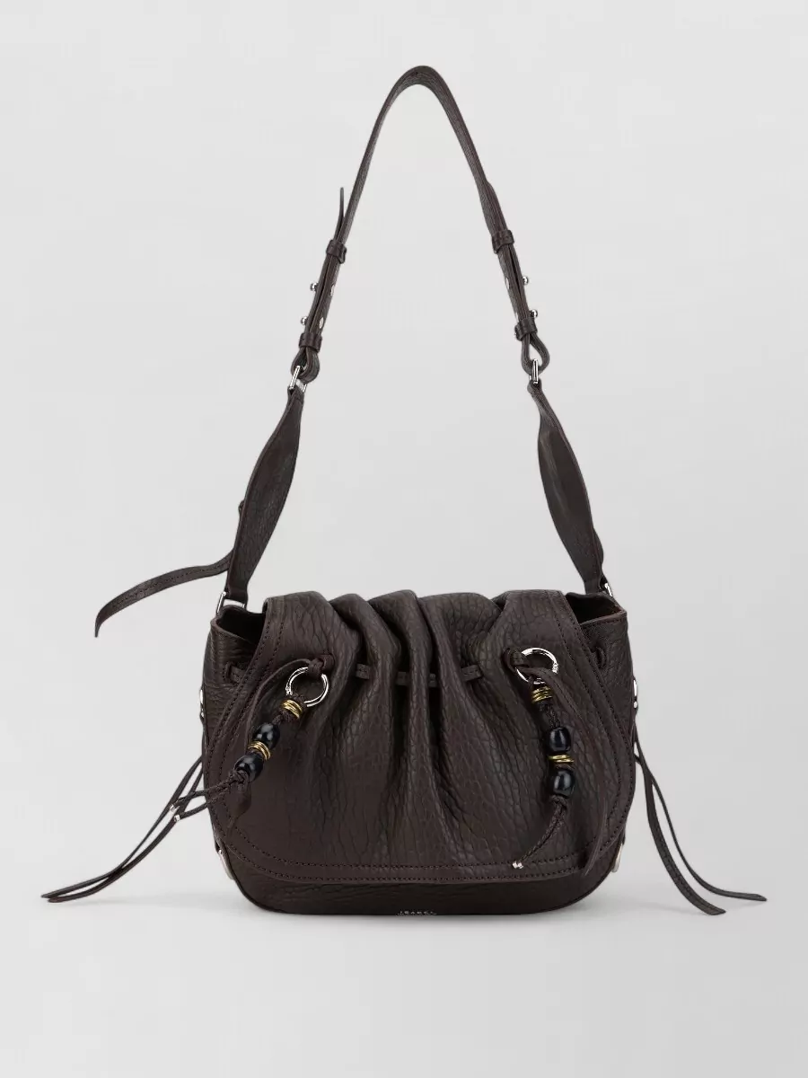 Isabel Marant Bolton Lambskin Leather Shoulder Bag