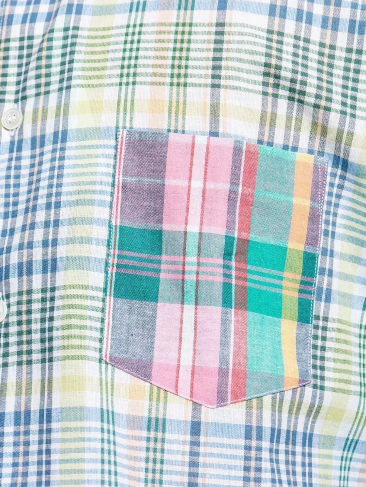 Comme Des Garçons Shirt Plaid Collar Button-Down