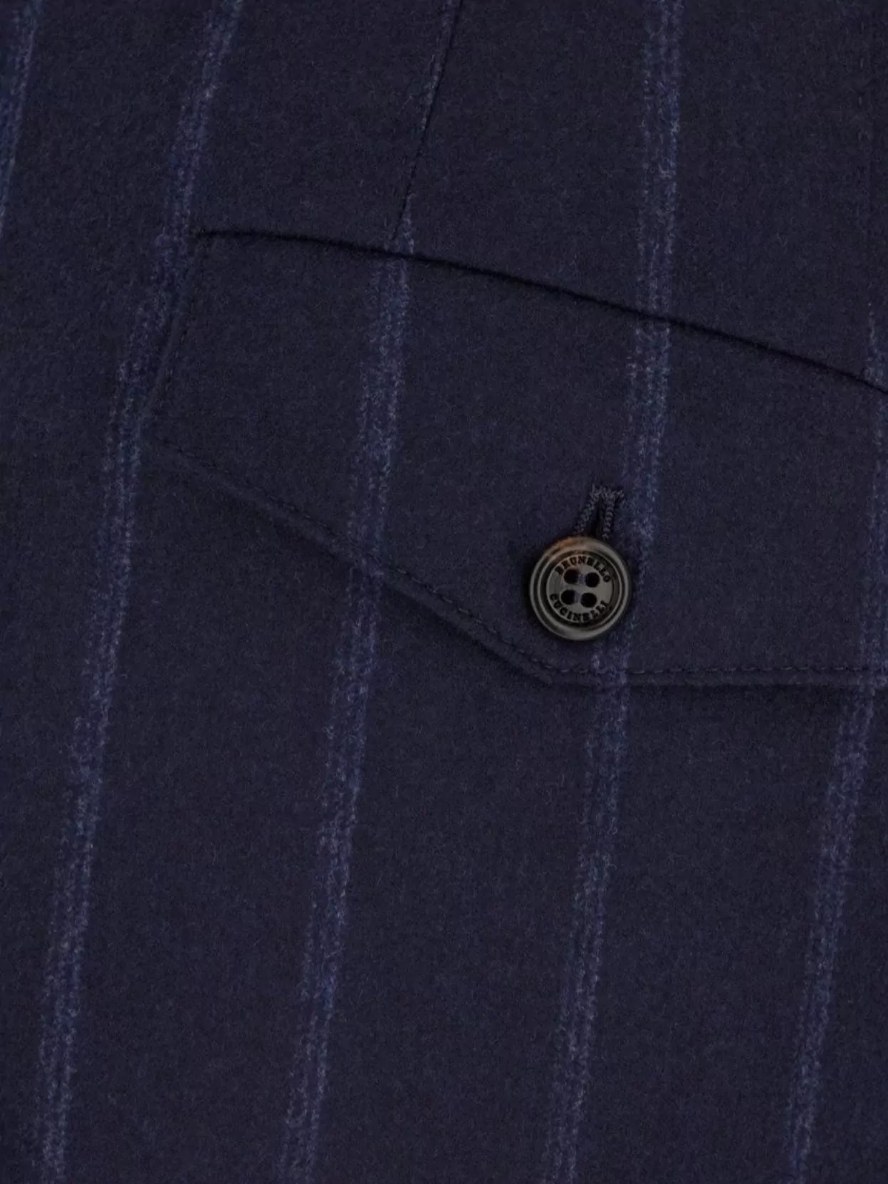 Brunello Cucinelli Wool Blend Suit Embroidered Stripes