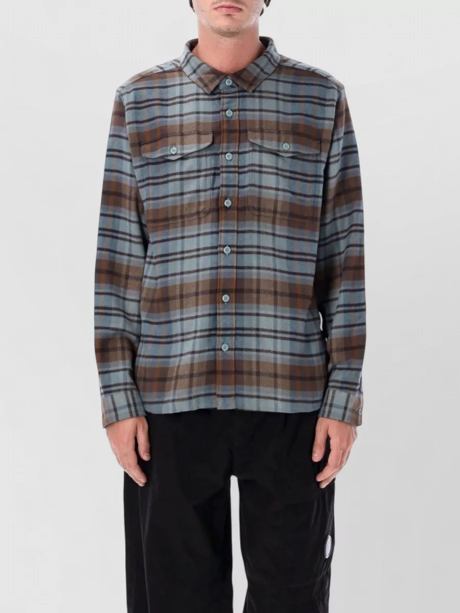 Patagonia cotton flannel shirt