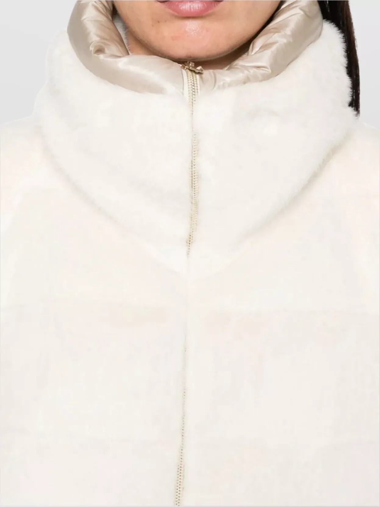 Herno Sleeveless Padded High Collar Jacket