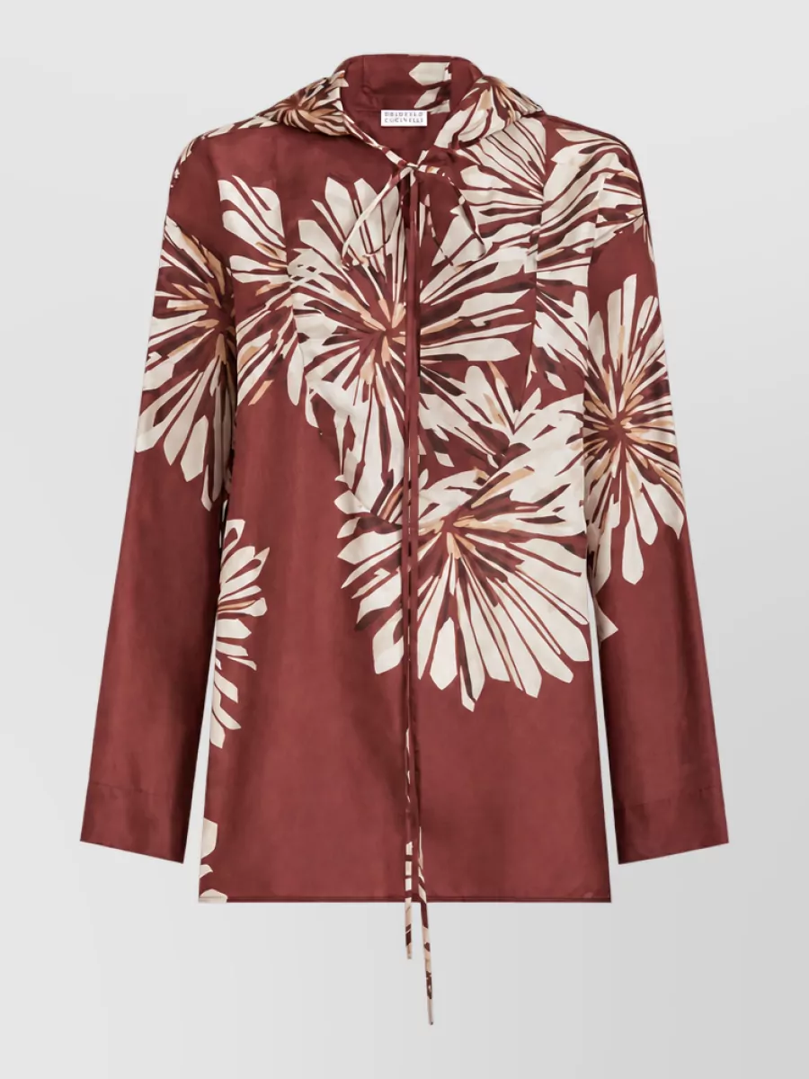 Brunello Cucinelli cotton fitted jacket
