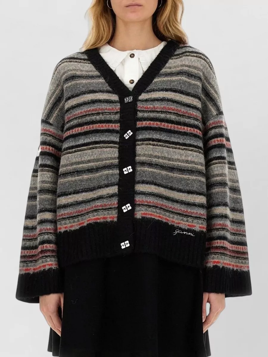 Ganni Boxy-Fit Cardigan