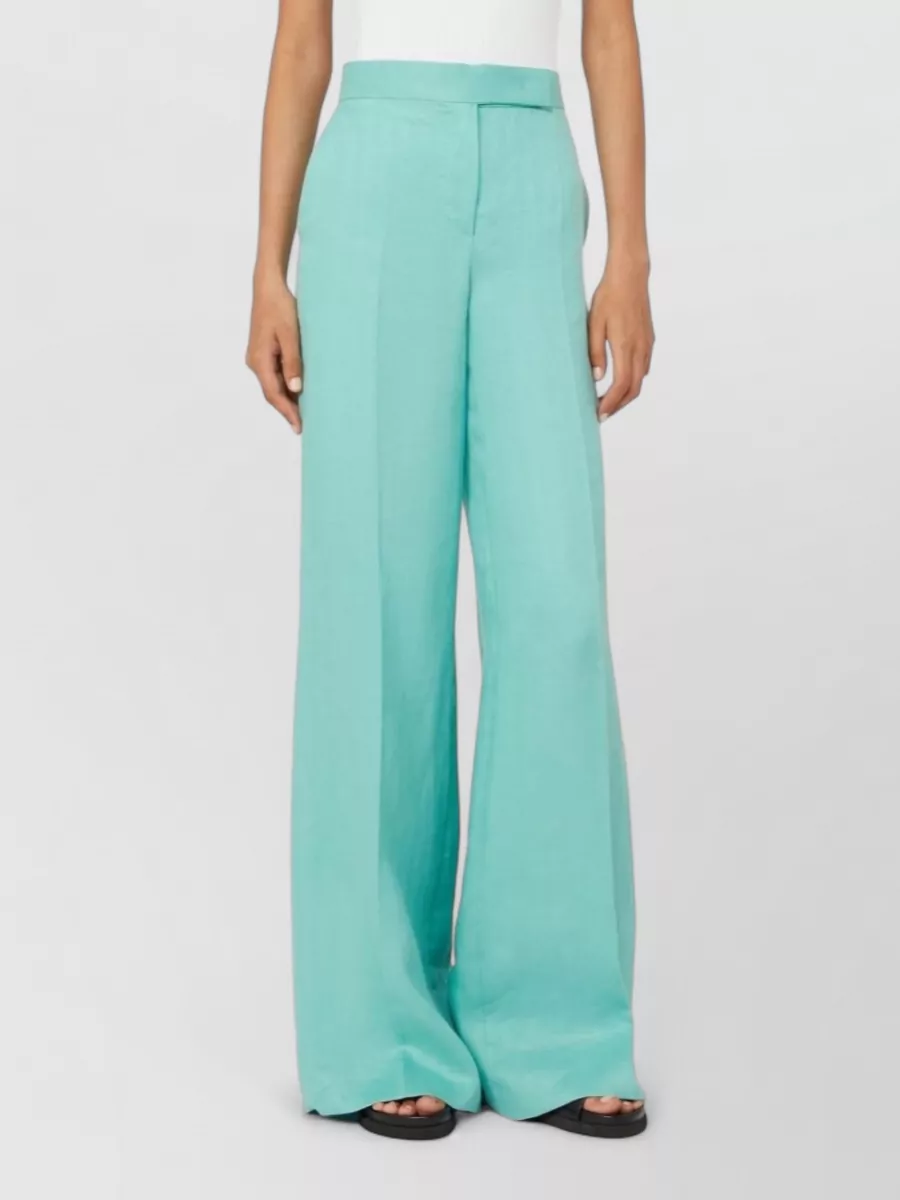 Max Mara Linen Wide-Leg Trousers