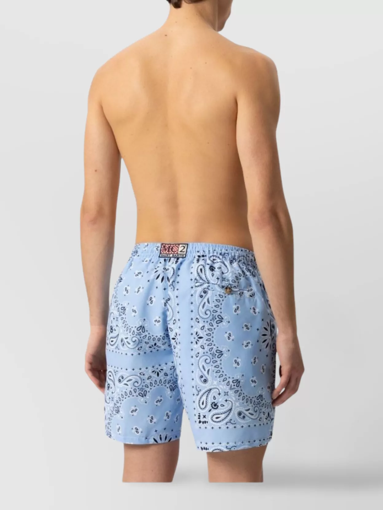 Mc2 Saint Barth All-Over Print Mid-Length Swimwear Drawstring
