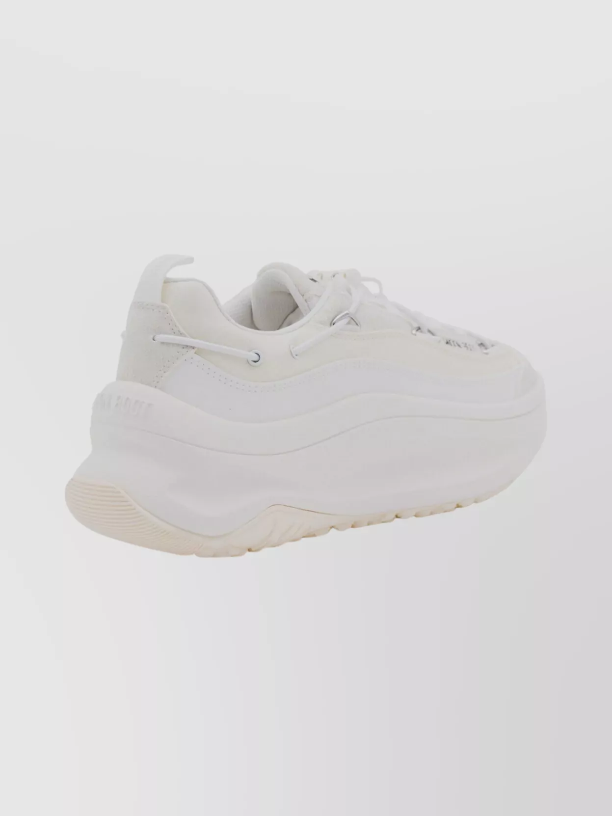 Moon Boot Chunky Sole Low Top Sneakers With Pull Tab