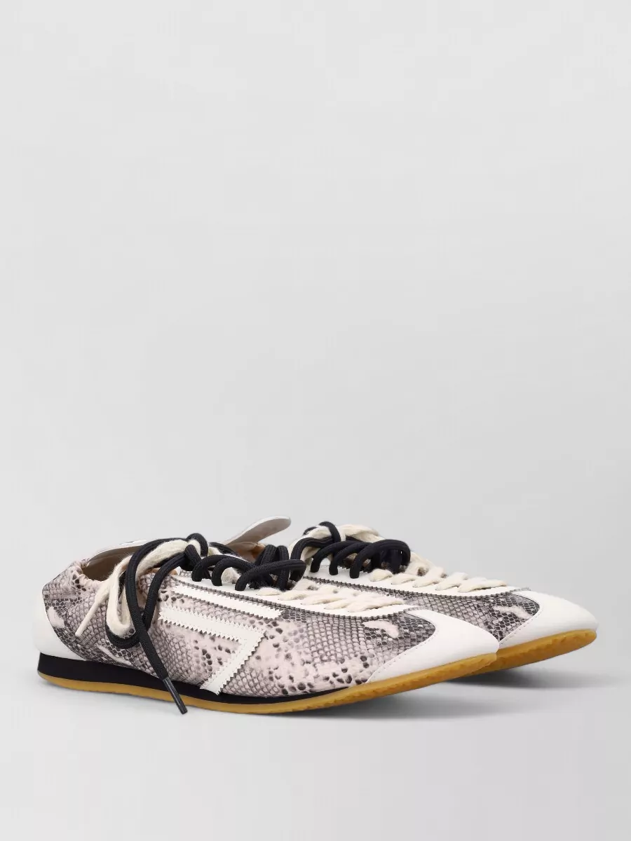 Puraai Vegan leather low-top sneakers