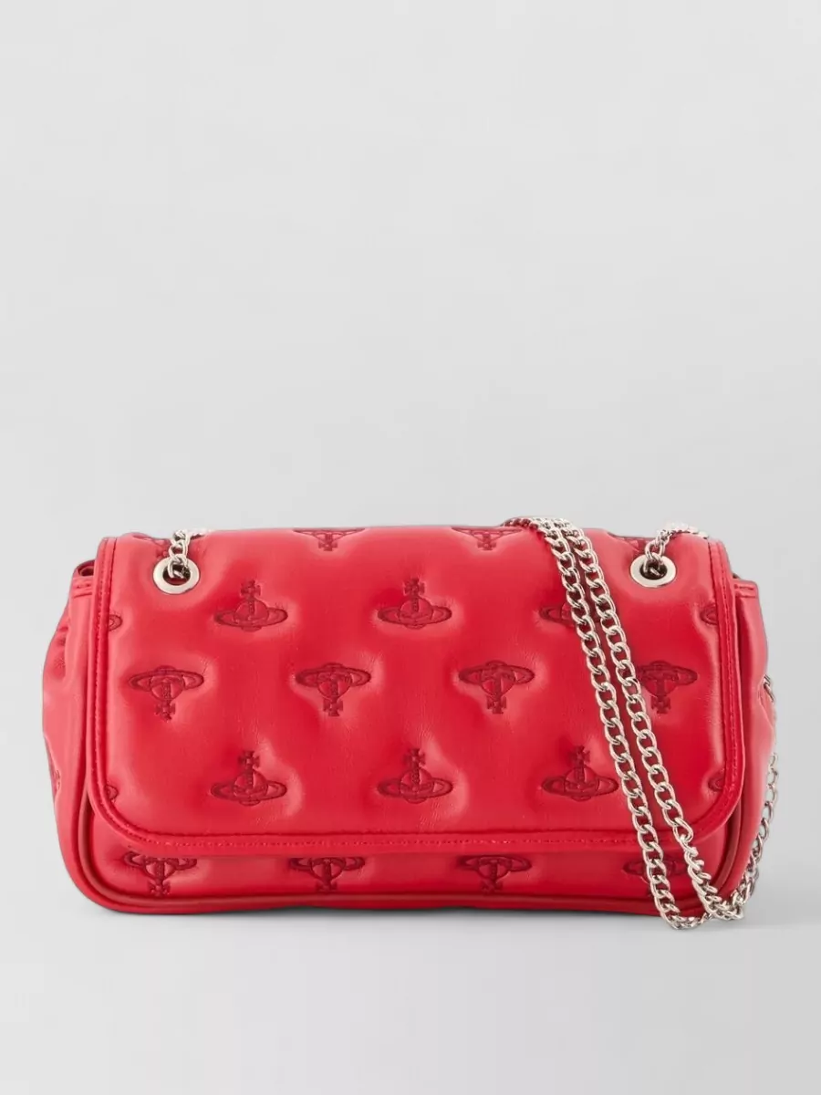 Vivienne Westwood orb chain clutch bag