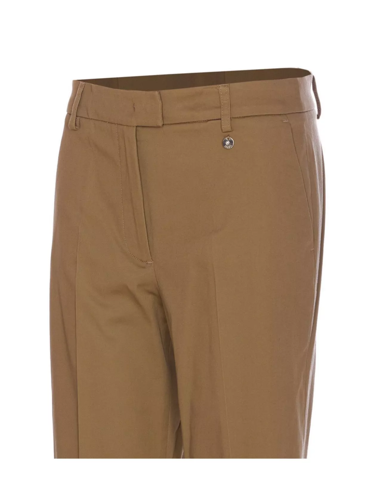 Liu •jo Trousers Flared Leg Front Crease