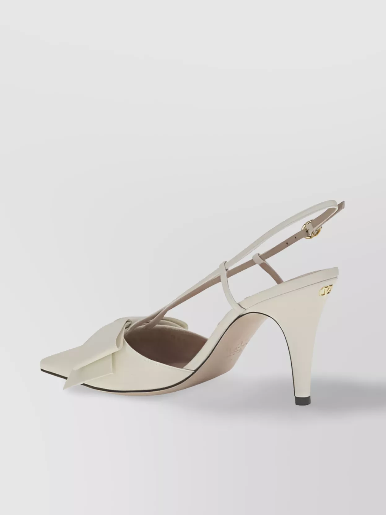 Valentino Garavani Bow Detail Leather Stiletto Pumps