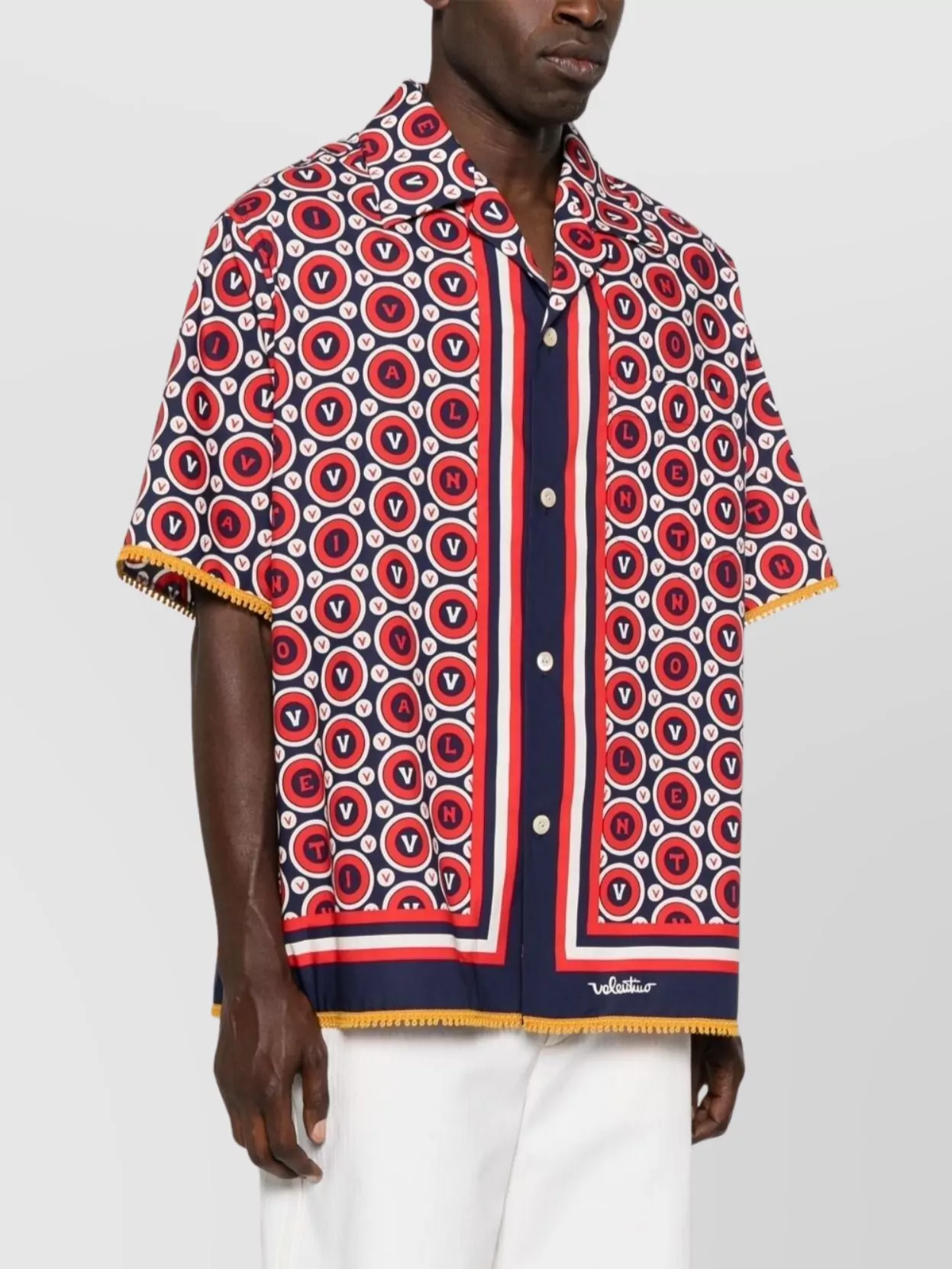 Valentino Royal Bubbles Cotton Shirt