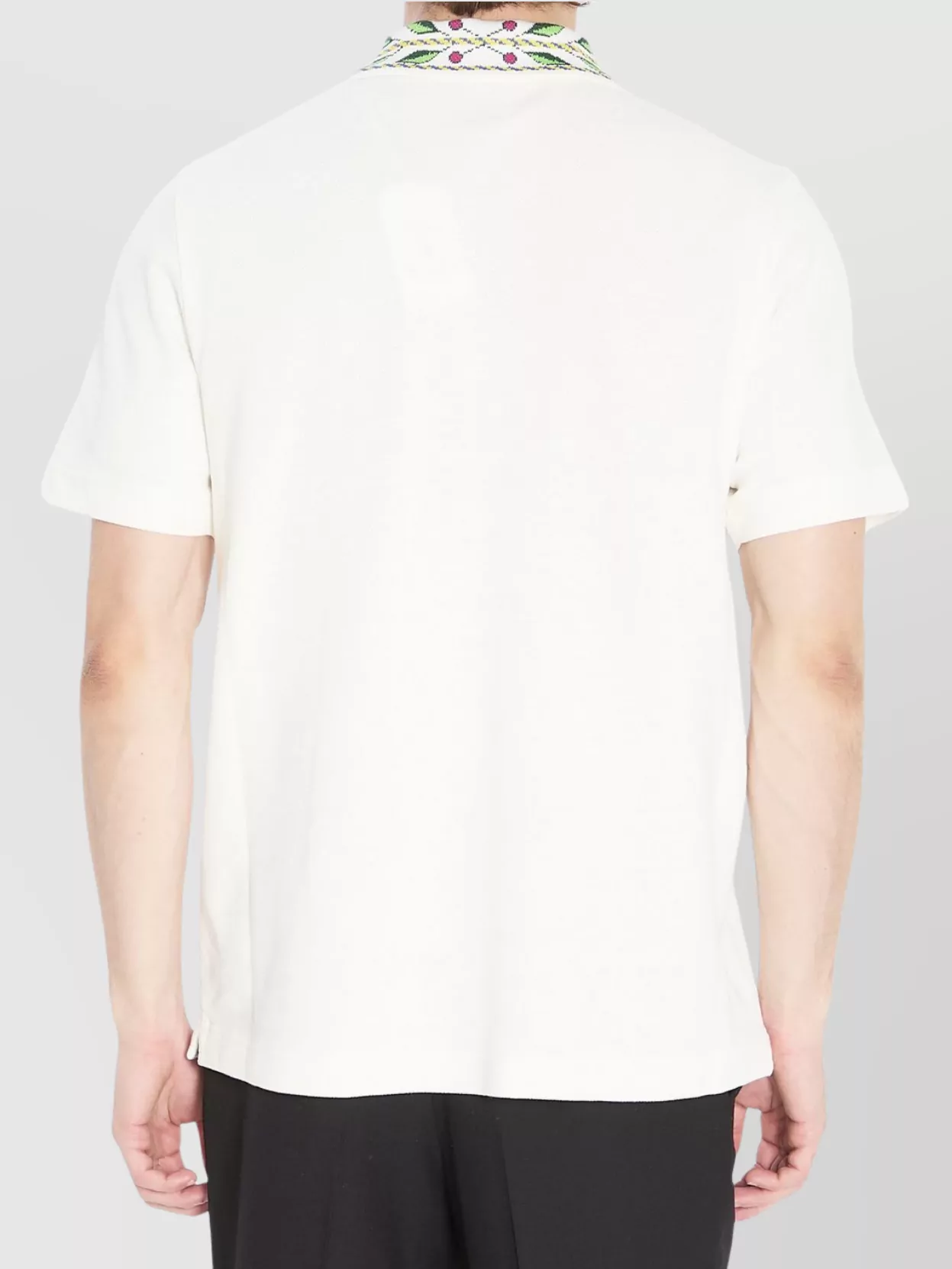 Casablanca Laurel Embroidered Polo Shirt