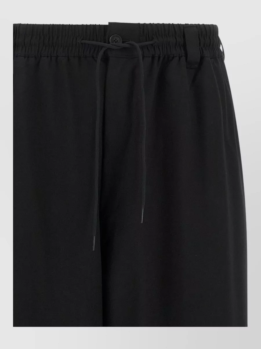 Y-3 wool wide-leg tailored trousers