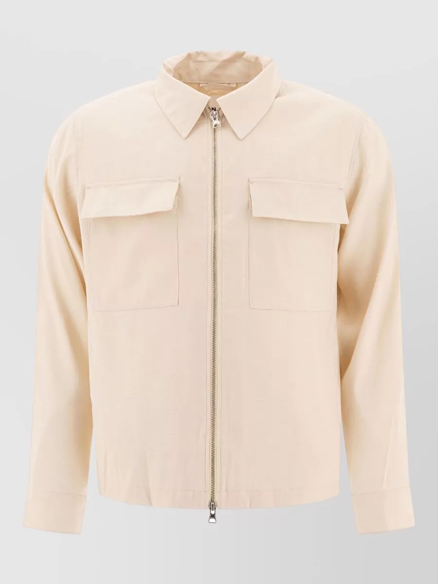 NN.07 linen viscose overshirt