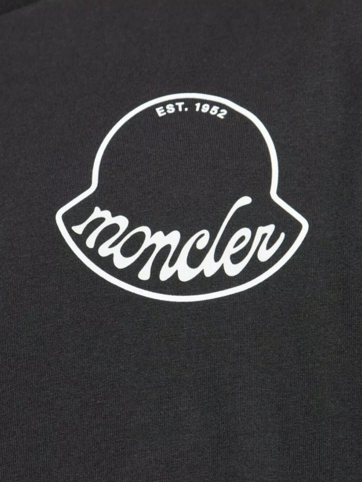 Moncler Logo Imprimé T-Shirt En Coton