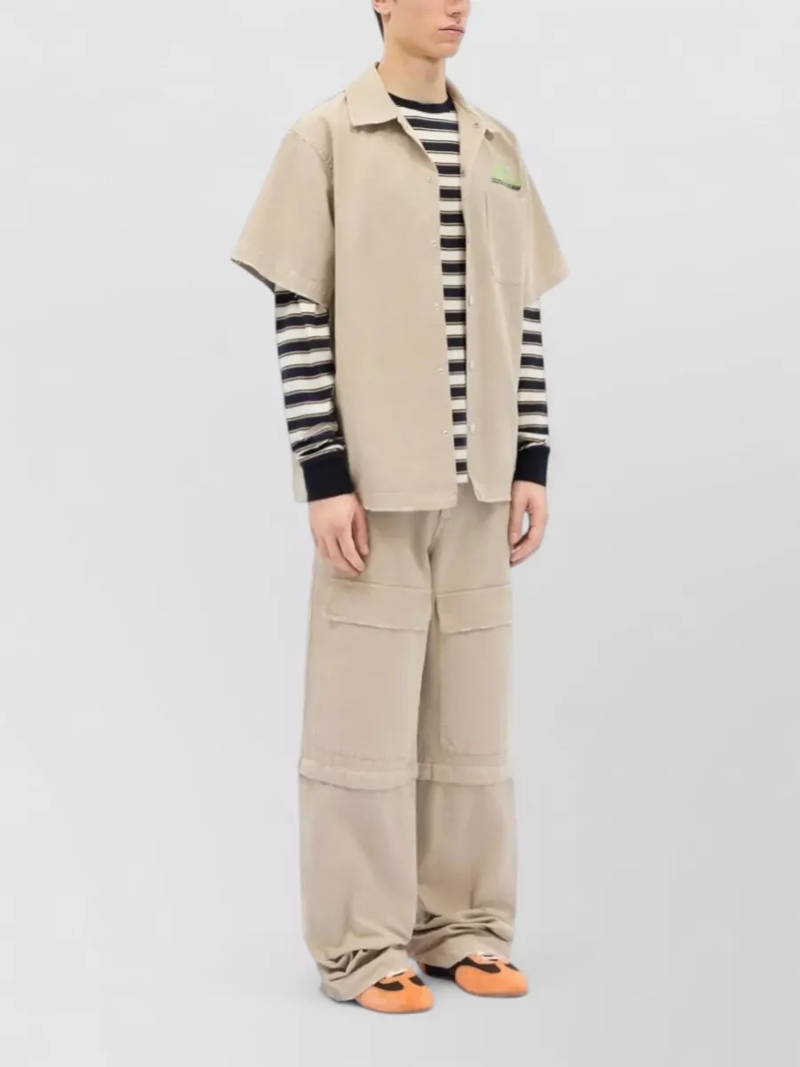 Msgm Striped Long-Sleeve T-Shirt