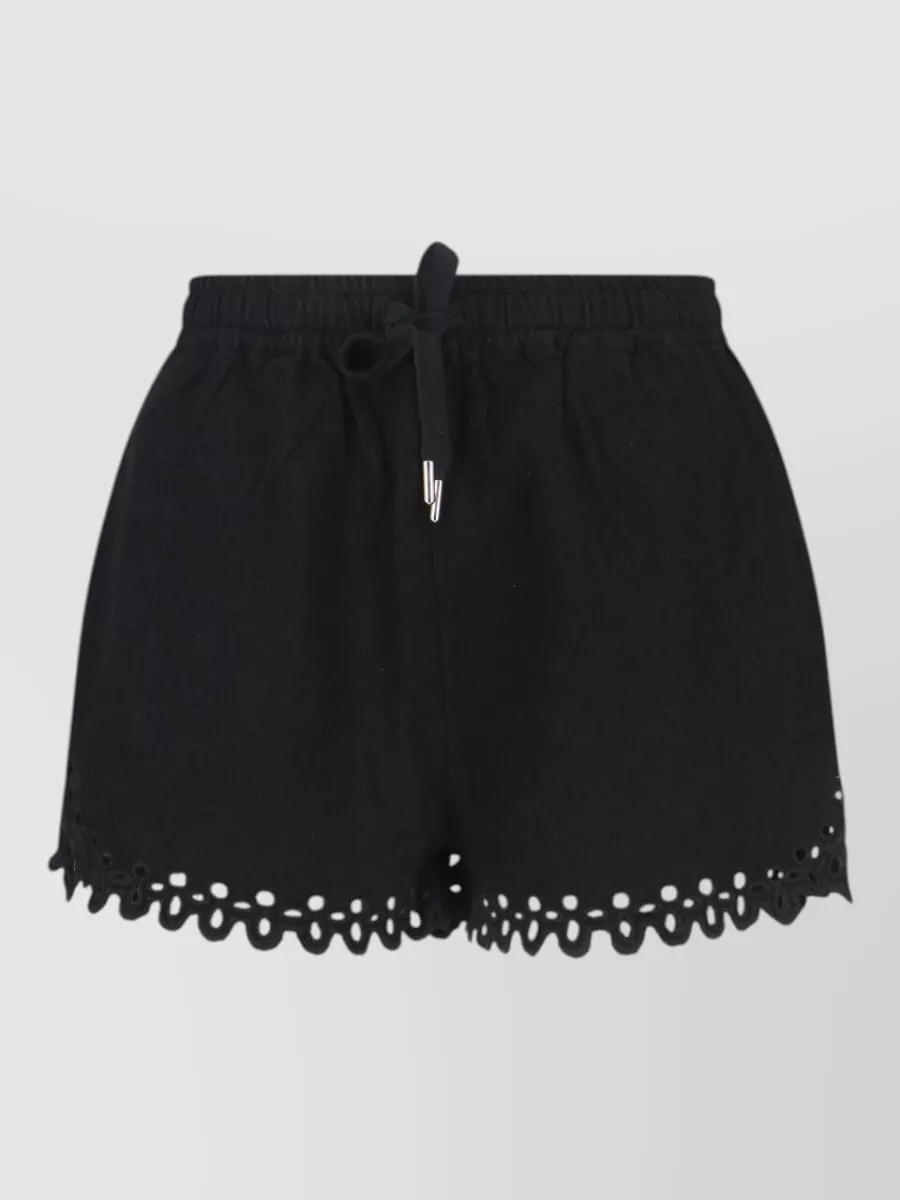 Isabel Marant Etoile Cotton relaxed-fit knee-length shorts