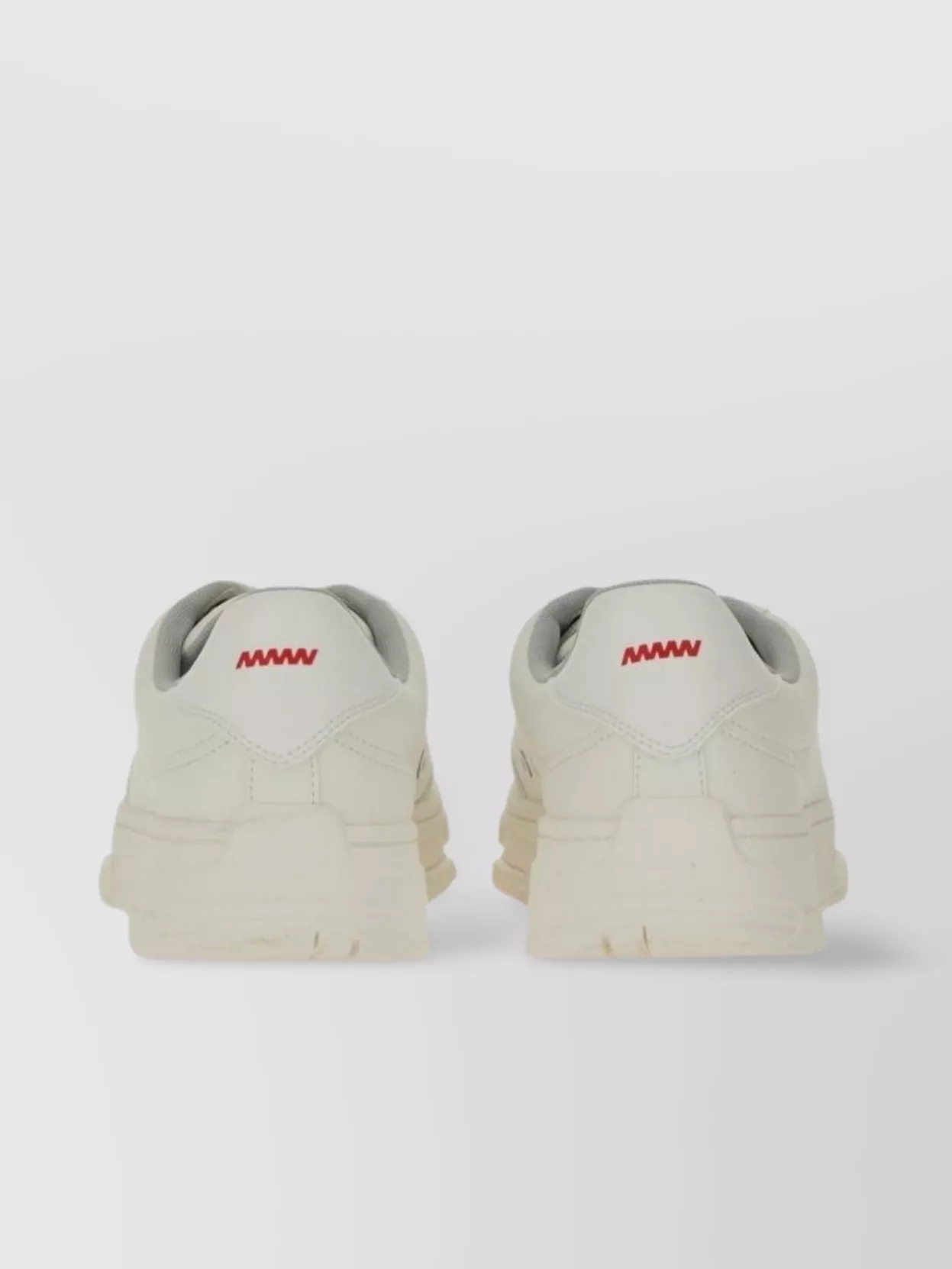 Hugo Low-Top Round Toe Rubber Sole Sneakers