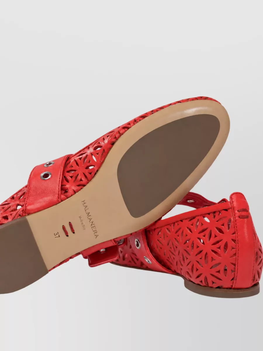 Halmanera Leather Ballerina Shoes