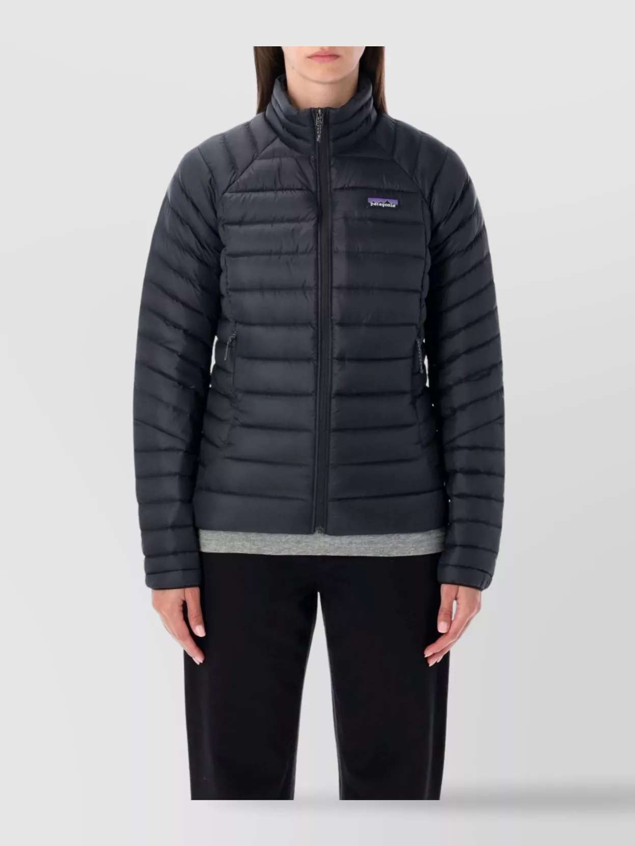 Patagonia Insulated Sweater High Collar In Blue