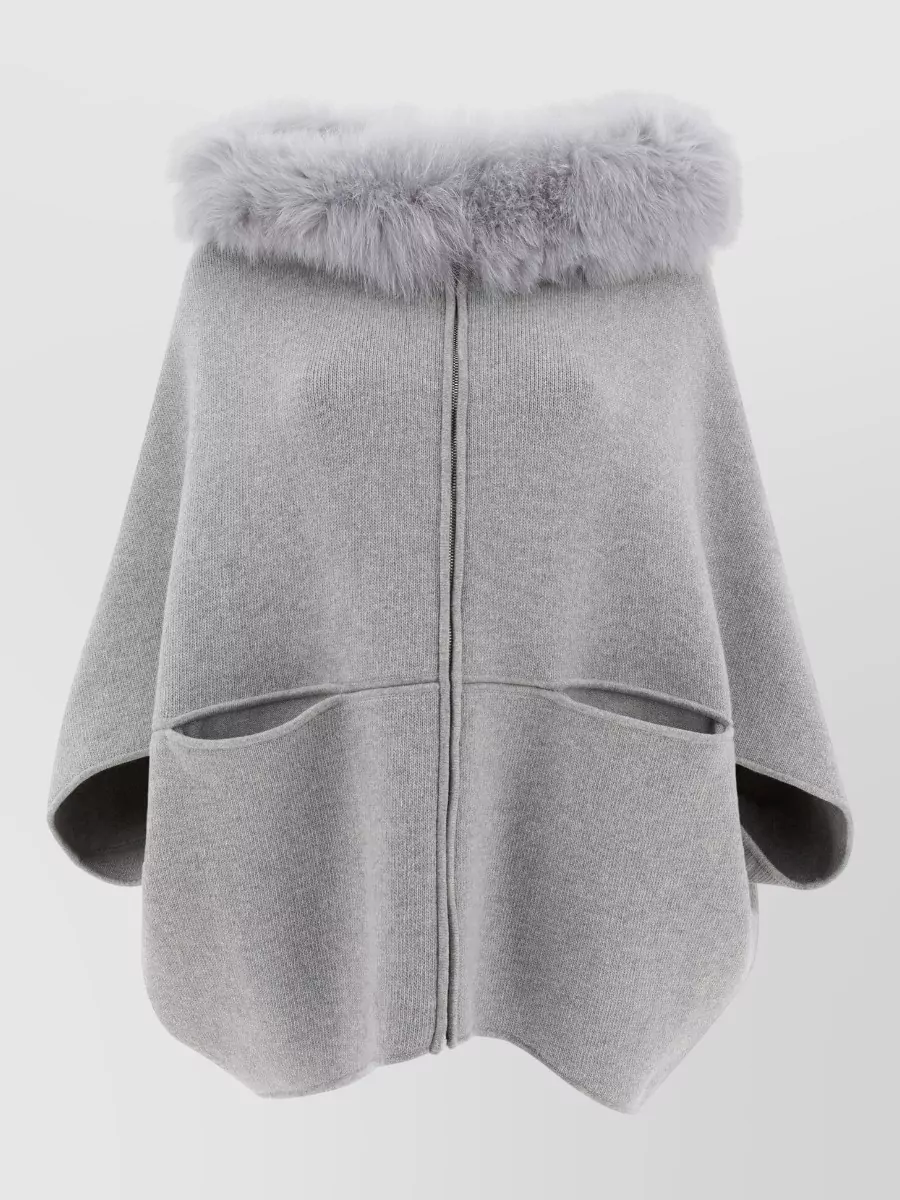 Giovi Wool and cashmere cape