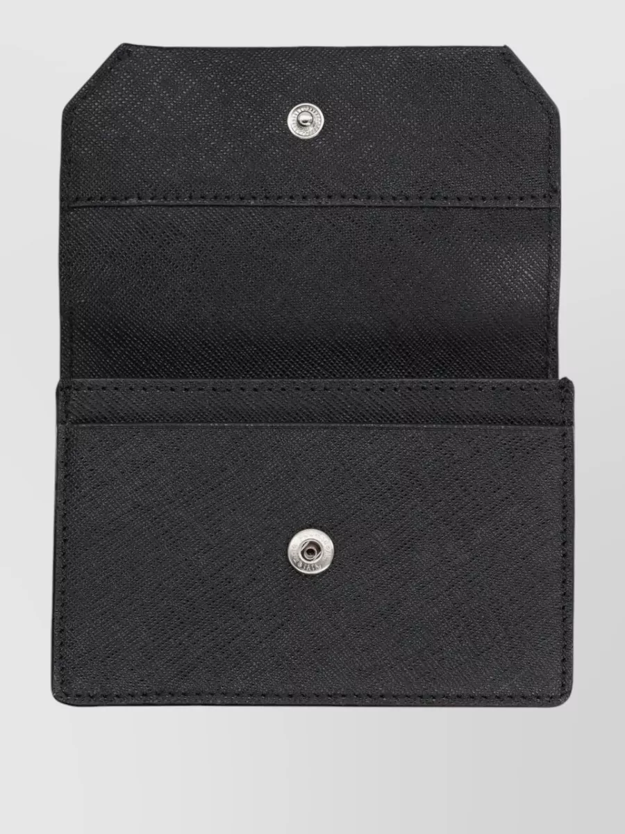 Vivienne Westwood Card Holder Flap Orb Detail Design