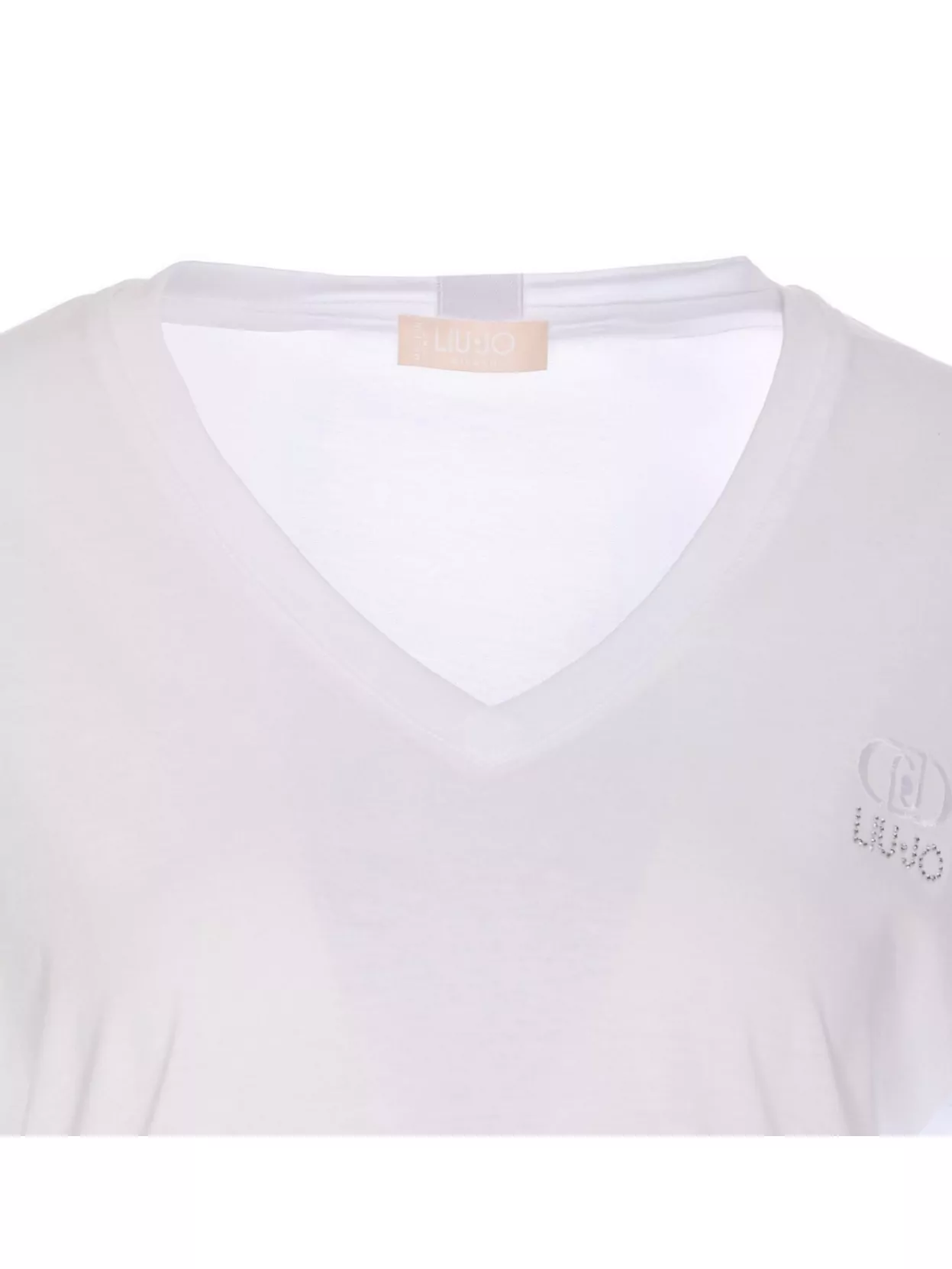 Liu •jo Animal Print Scarf Crewneck T-shirt With Leopard Detail
