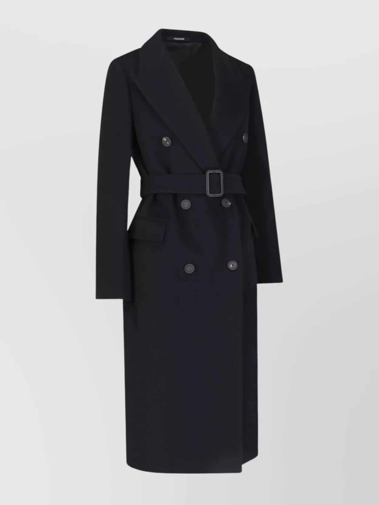 Tagliatore Double-Breasted Jacket With Structured Shoulders And Flap Pockets