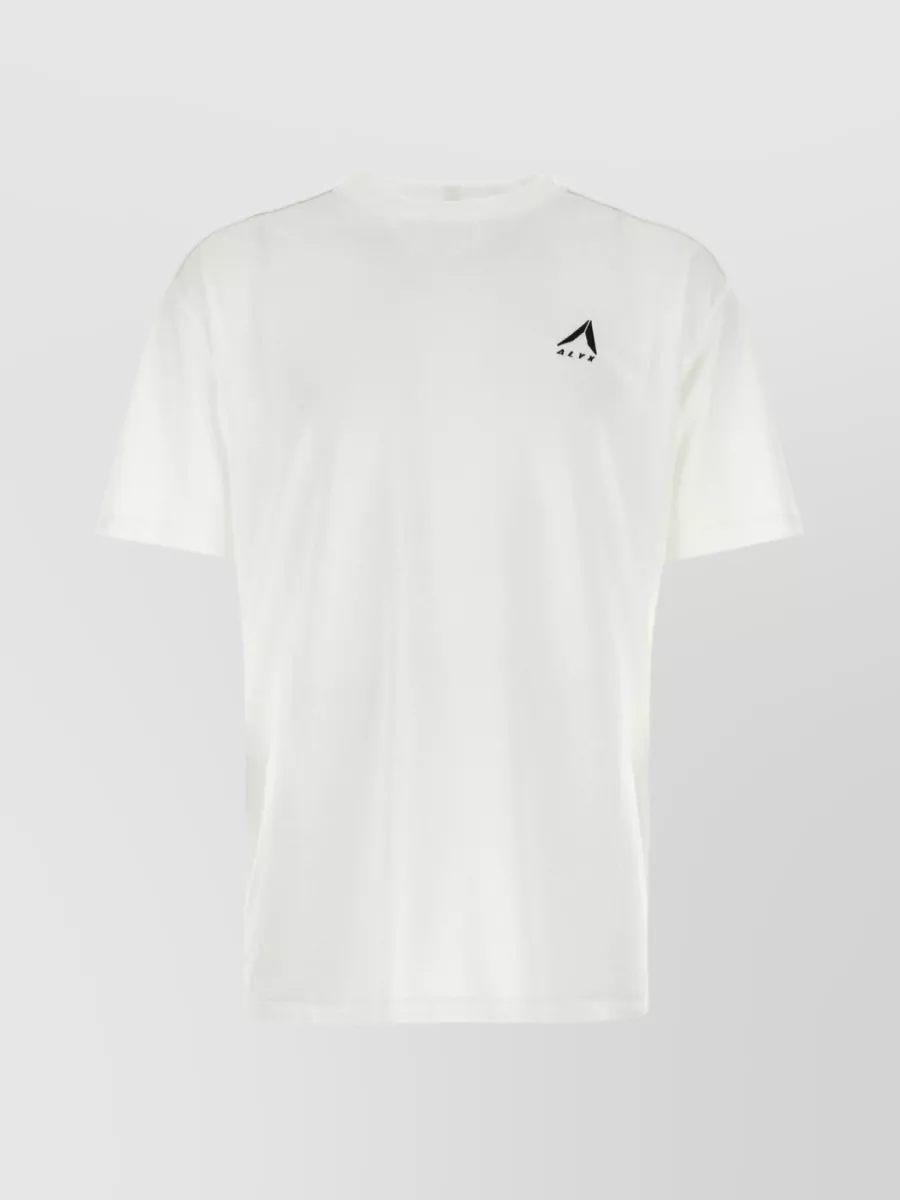Shop Alyx Mesh Crew Neck T-shirt In White