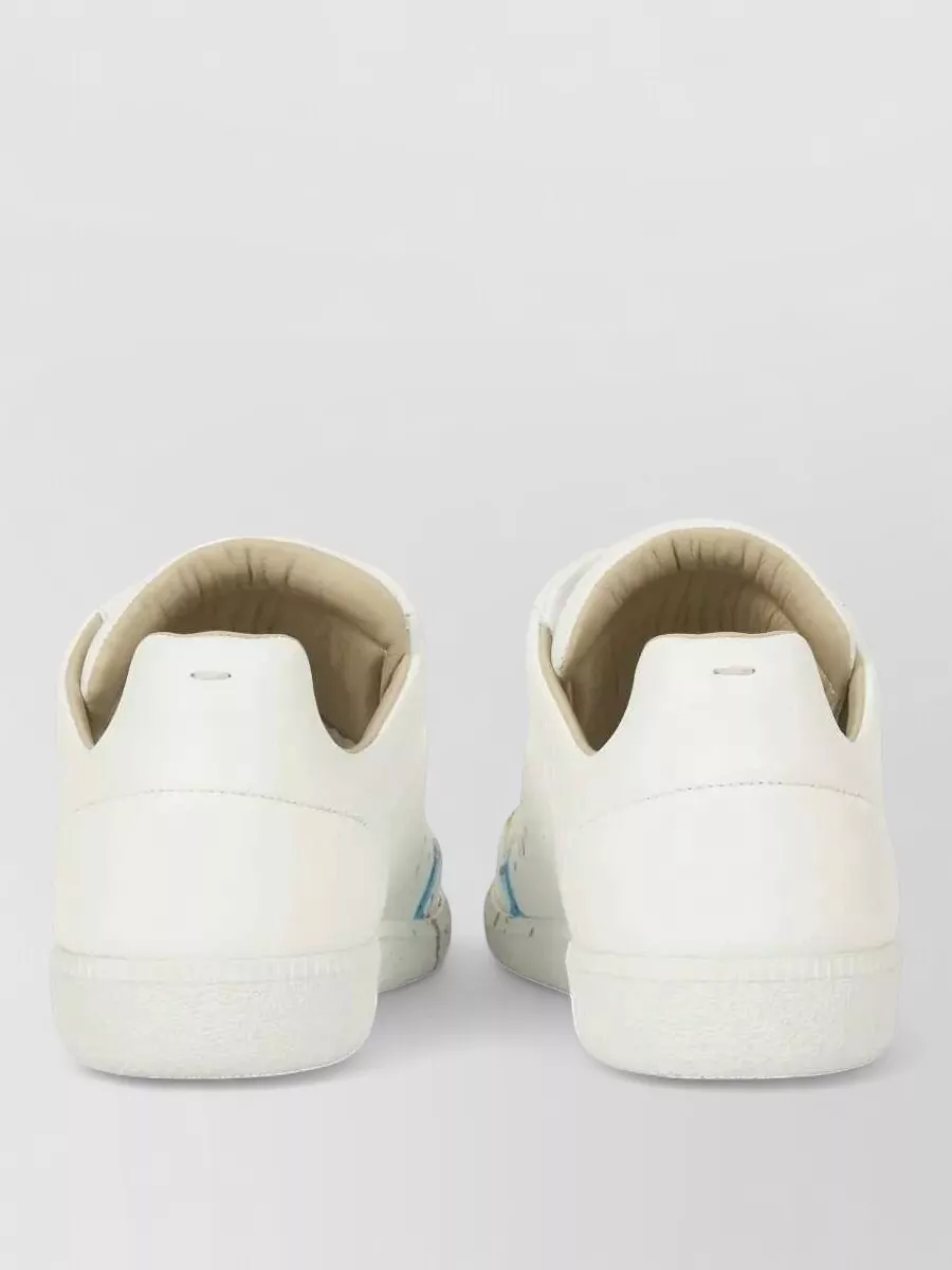 Maison Margiela Leather Slip-On Sneakers