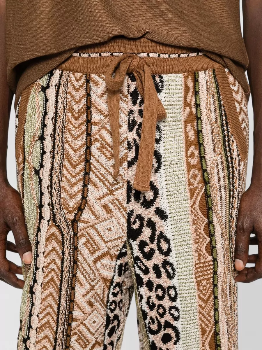 Laneus Cotton Blend Printed Bermuda Shorts