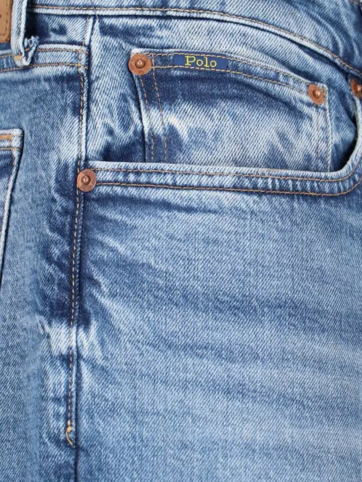 Polo Ralph Lauren Straight Leg Trousers Back Pockets