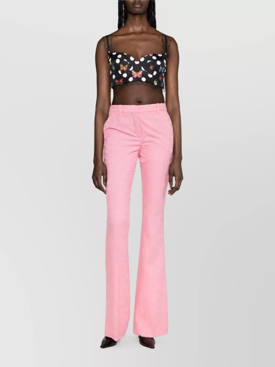 Versace Wool Flared Trousers