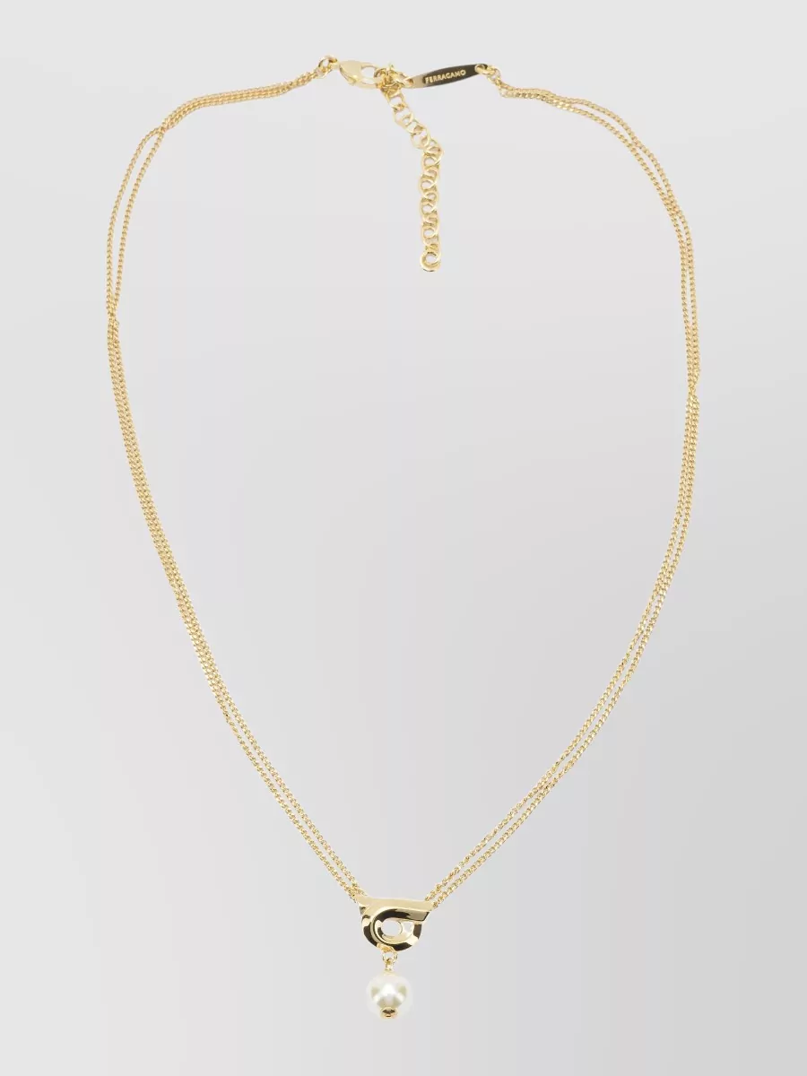 Ferragamo pearl necklace