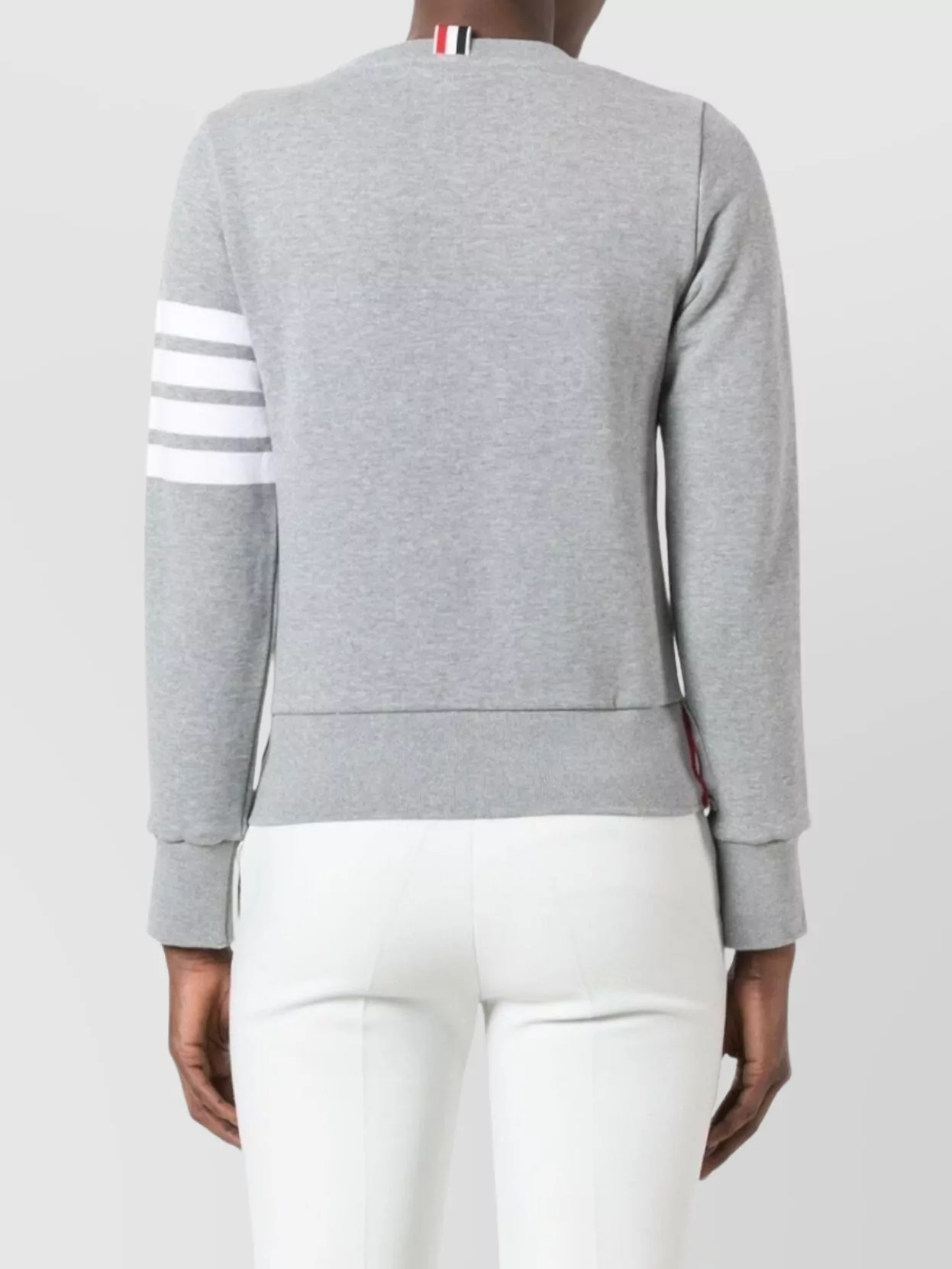 Thom Browne Striped Knitwear Bar Detail