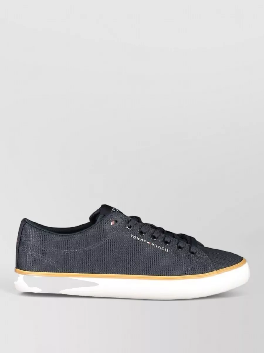 Tommy Hilfiger canvas lace-up sneakers