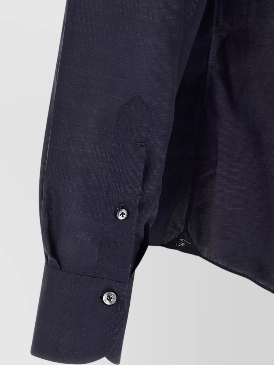 Finamore Porto Shirt Button Down Collar Pocket