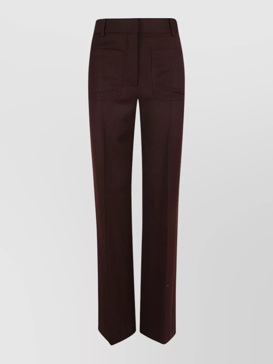 Victoria Beckham wool straight-leg trousers
